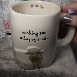 Rae Dunn Easter Mug Wishing Ewe A Happy Easter N.W.T.